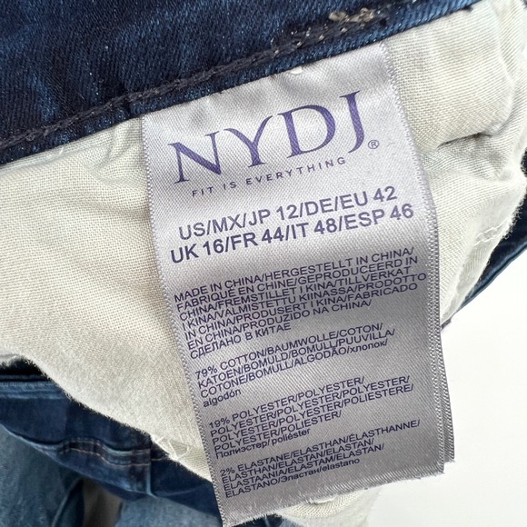 NYDJ Teresa Trouser Jeans Wide Leg LIFT x TUCK - Picture 8 of 9